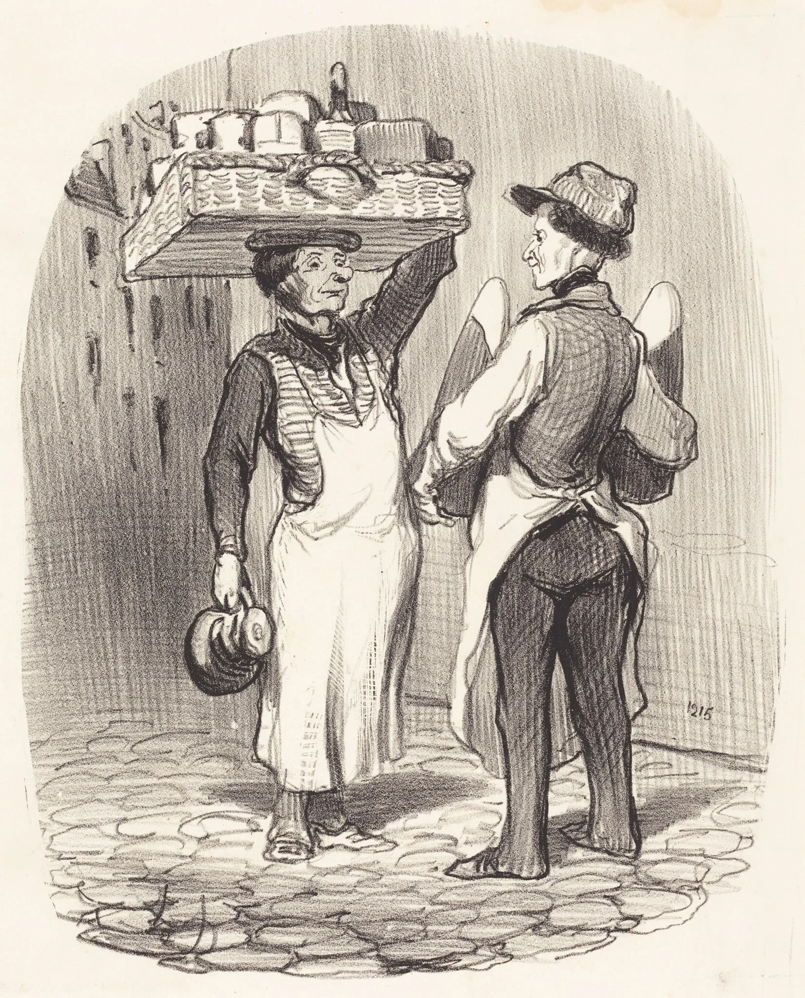 Des chargés d'affaires, detail