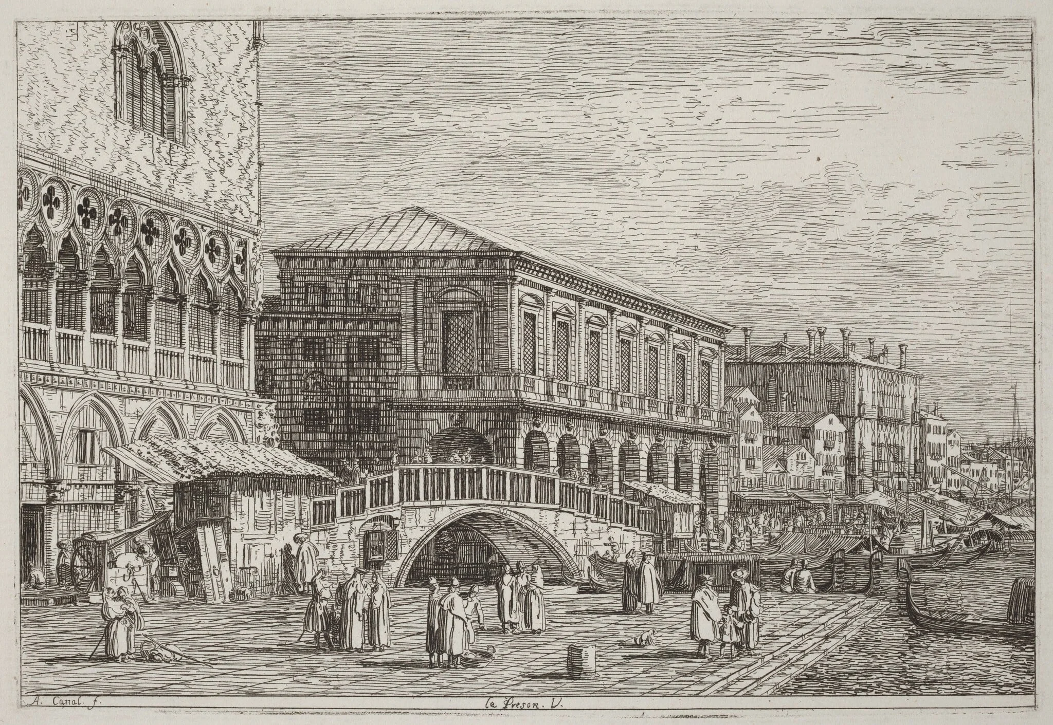 Le Preson. V. [lower left], detail