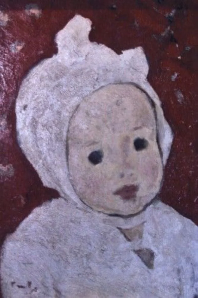 Portret de copil, detail