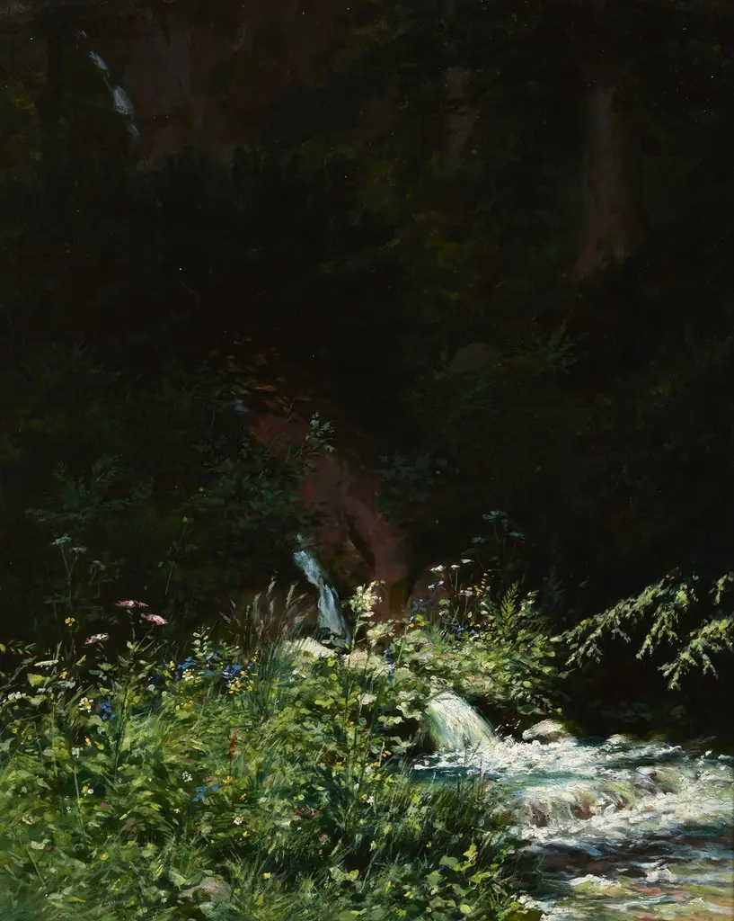 Source, by Stanisław Witkiewicz, oil, 1896
