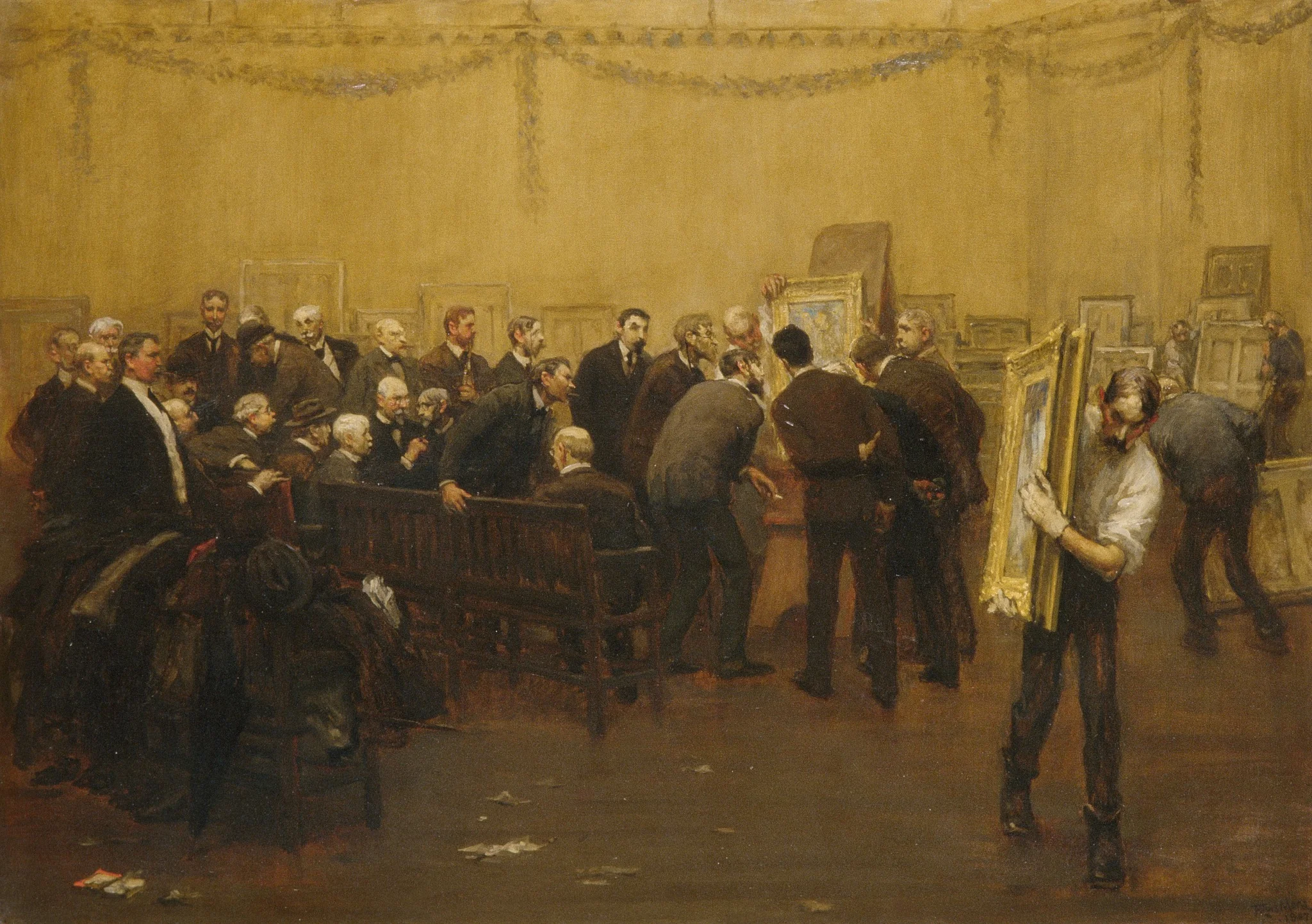 The National Academy Jury of 1907, detail