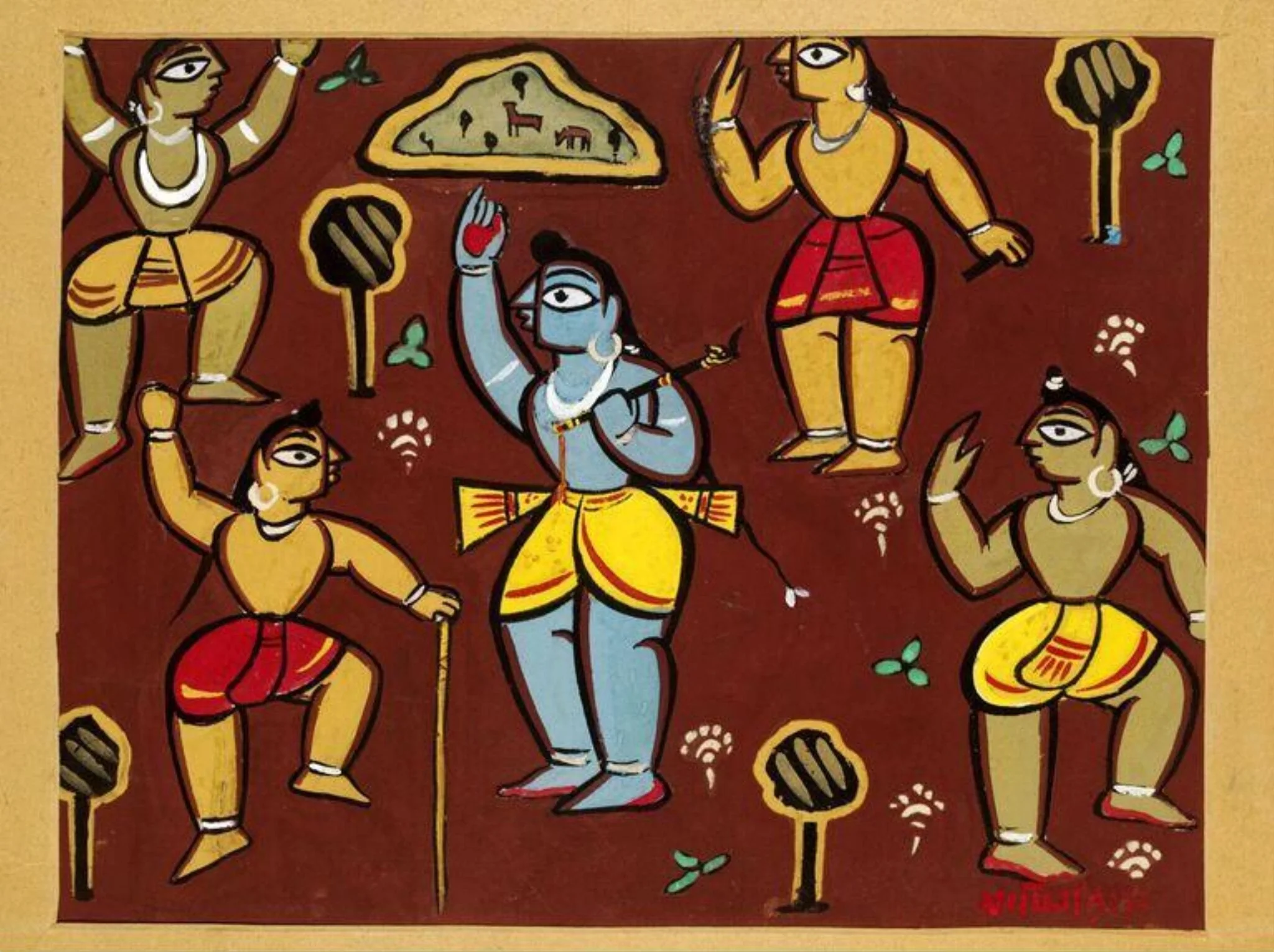 Krishna, detail