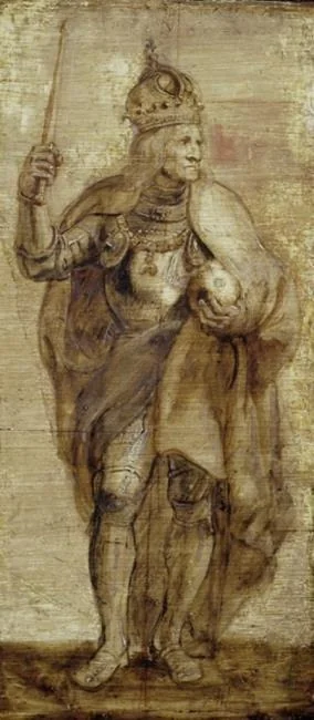 The Emperor Maximilian I, detail