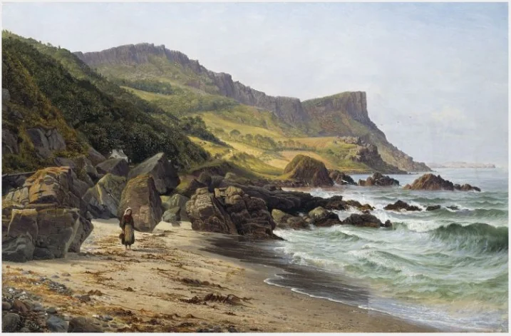Murlough Bay and Fair Head, Coast of Antrim, detail