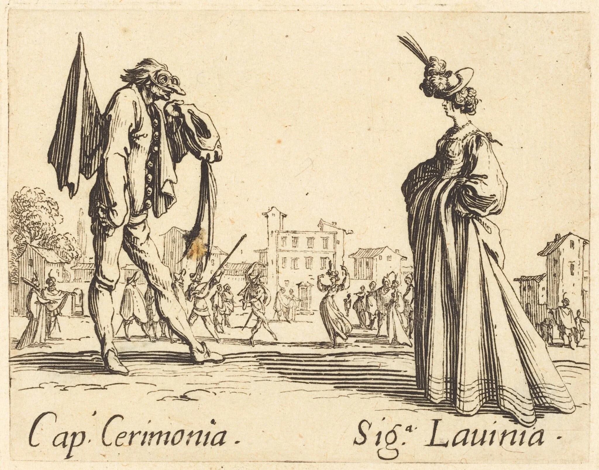 Cap. Cerimonia and Siga. Lavinia, detail