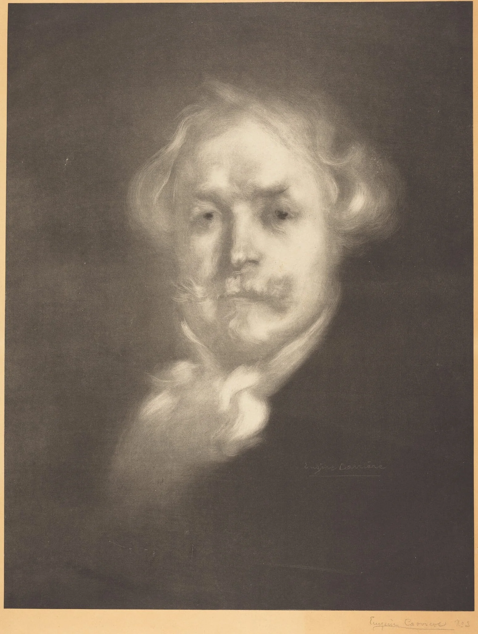 Edmond de Goncourt, detail