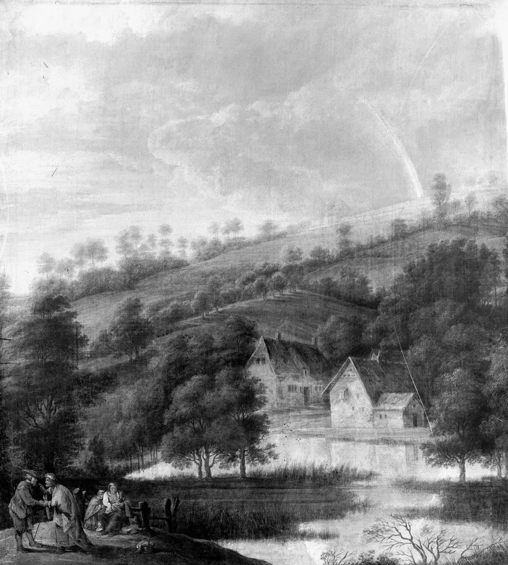 Hilly landscape, by Lucas van Uden, paint, 1649