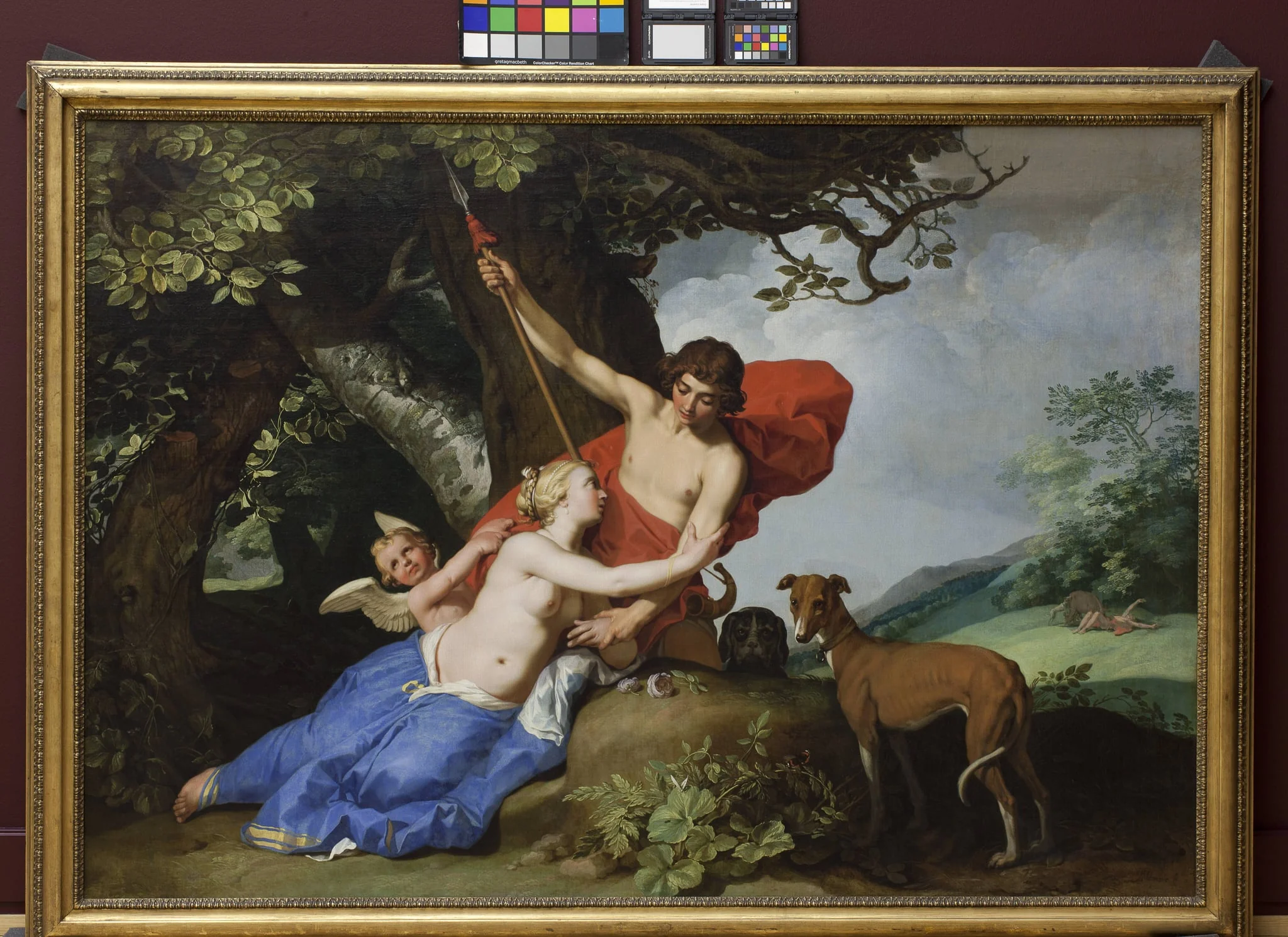 Venus and Adonis, detail