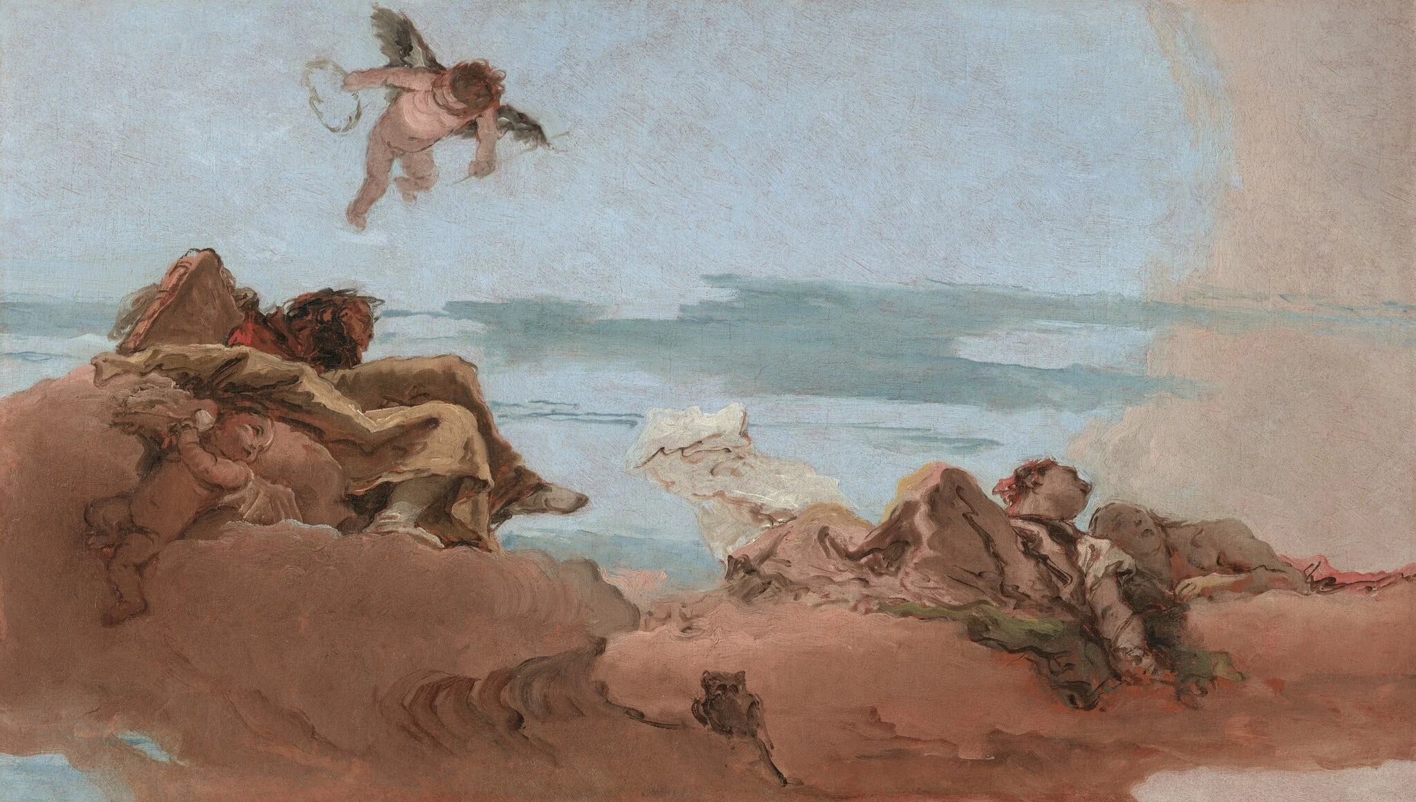 Study for a Ceiling with the Personification of Counsel, detail
