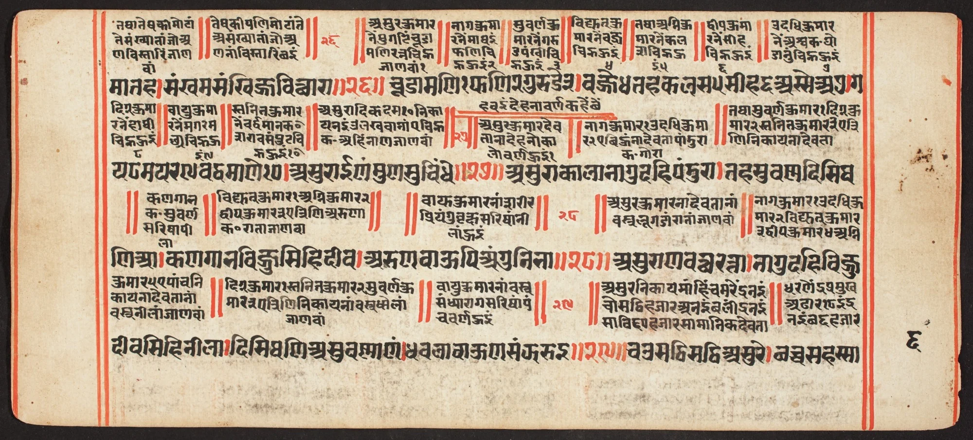 Tantric Manuscript, "Sangrahani Sutra", detail