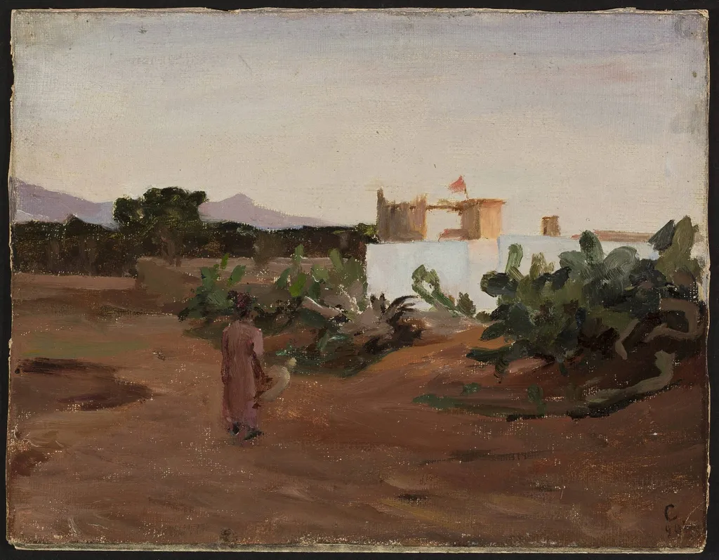 Beirut – Evening. From the journey to Palestine, by Jan Ciągliński, unspecified, 1901