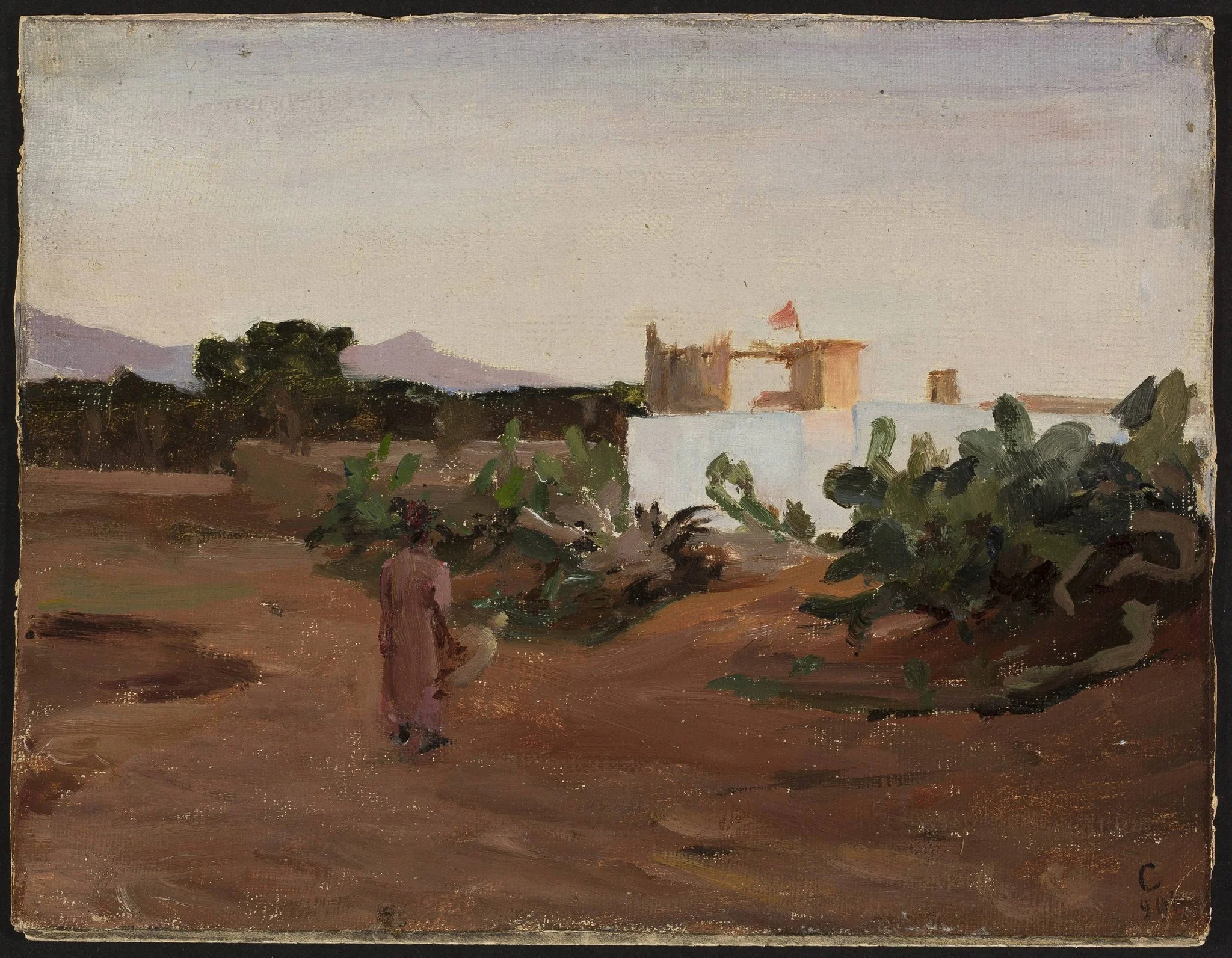 Beirut – Evening. From the journey to Palestine, detail