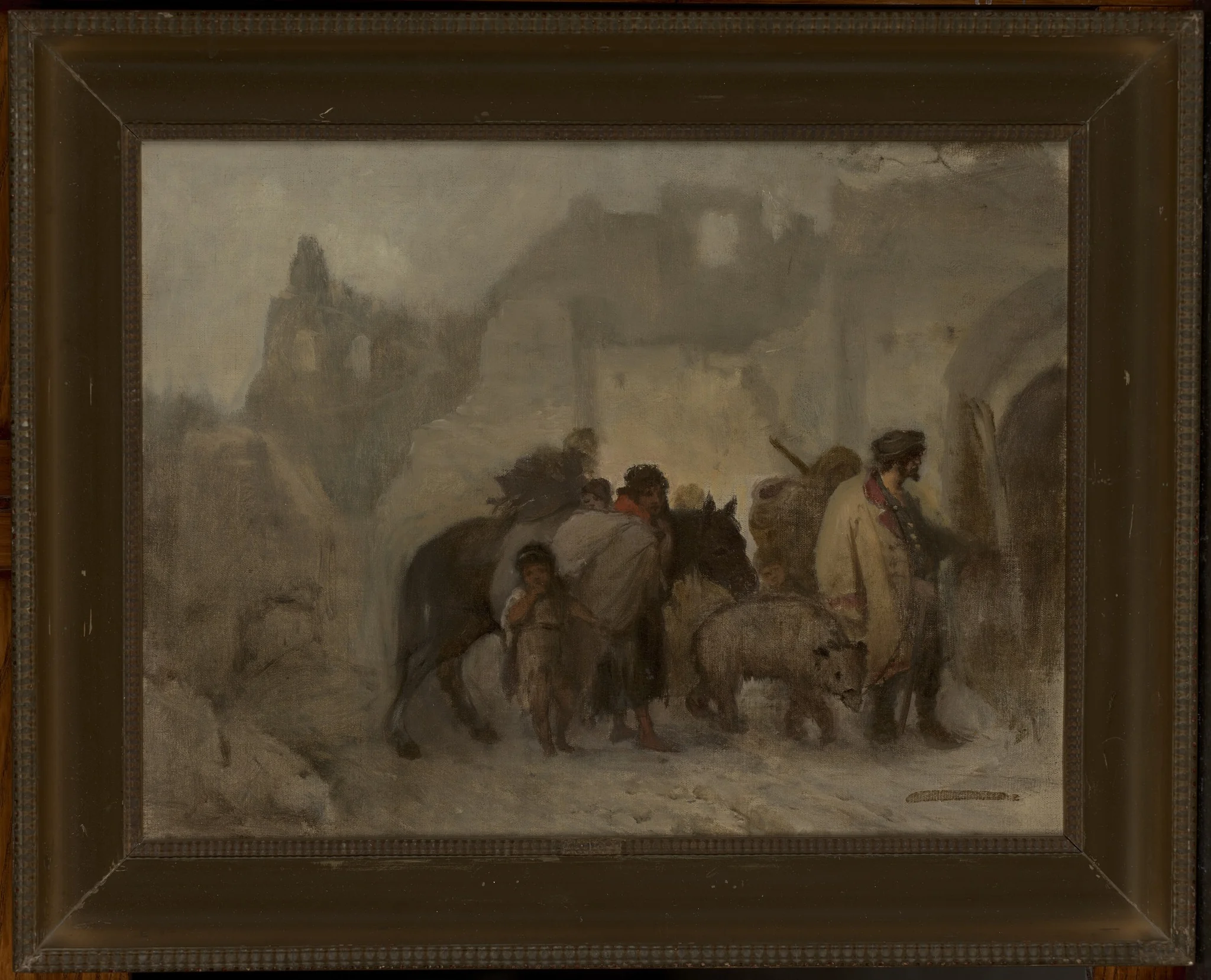 Gypsies, detail
