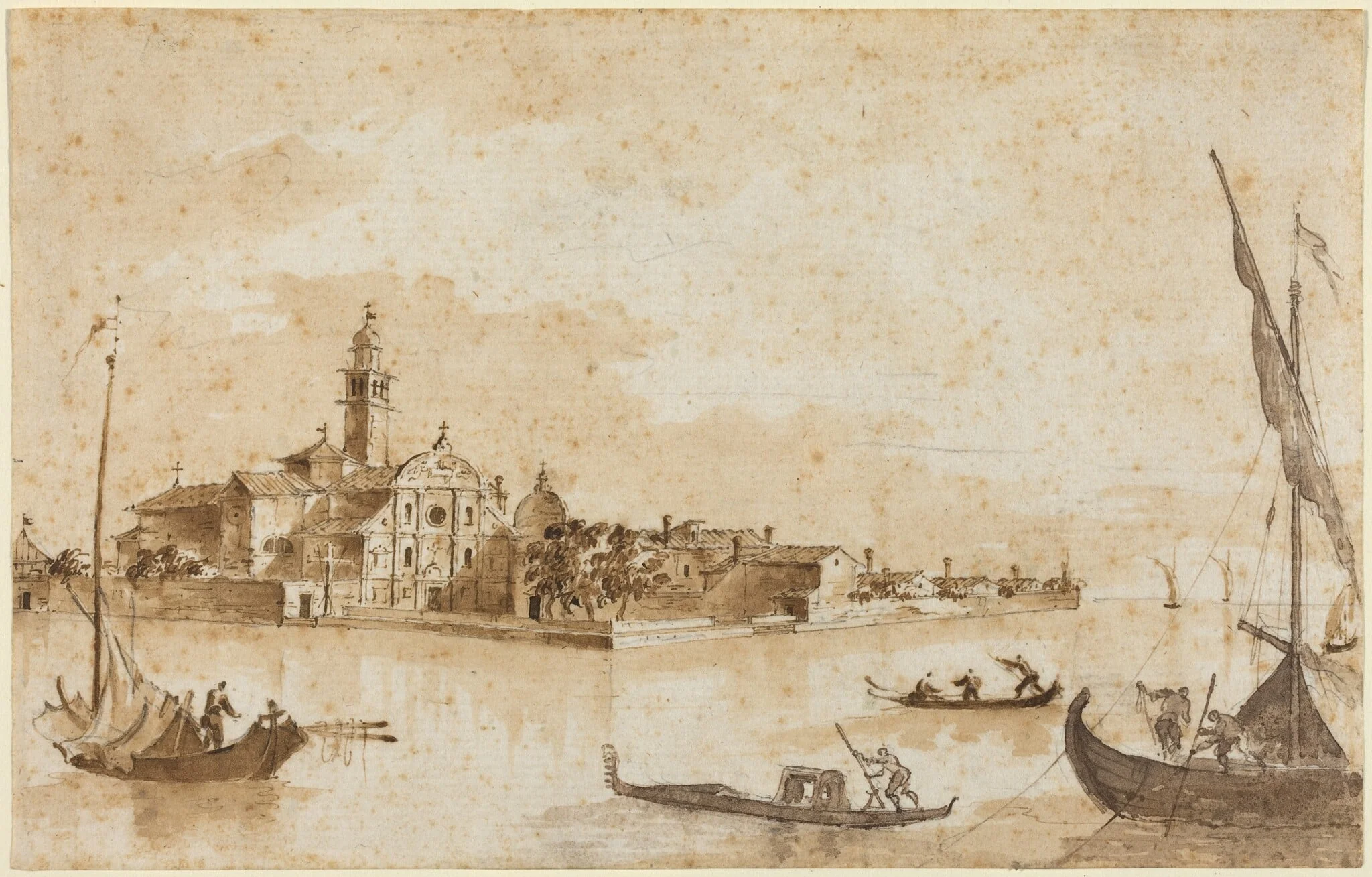 The Island of San Clemente, detail