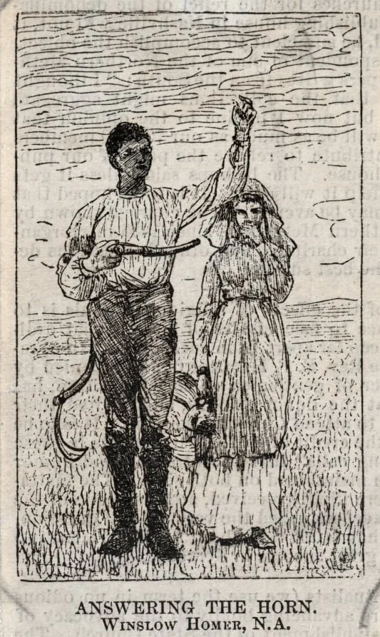 Answering the Horn, detail