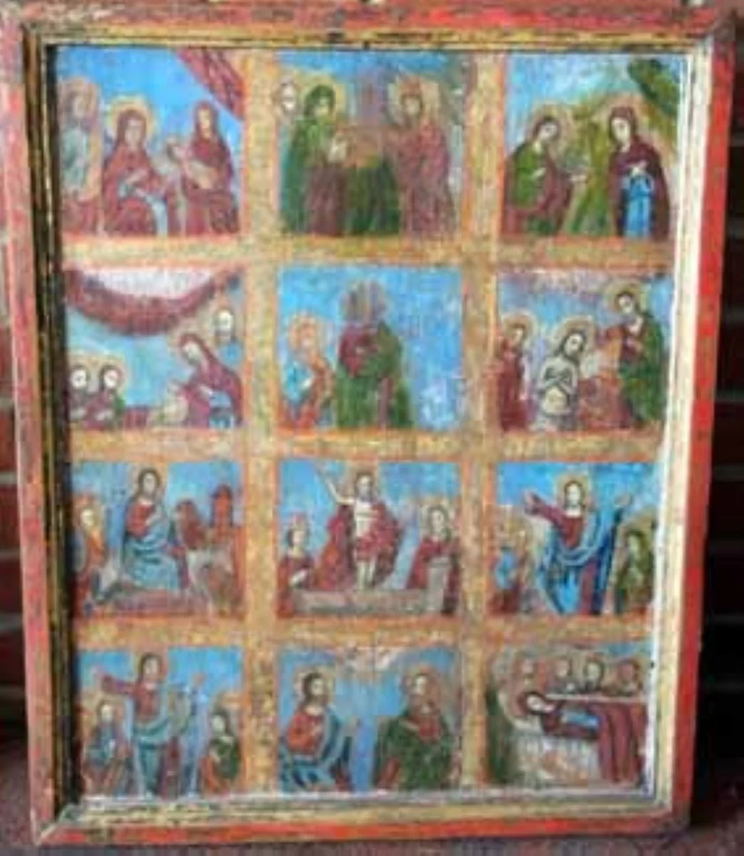 Scene din viața Mariei și a lui Iisus, detail