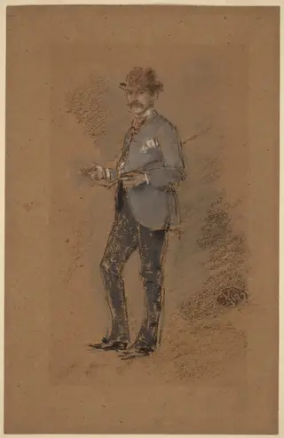 Harper Pennington, by James McNeill Whistler, pastel, 1881