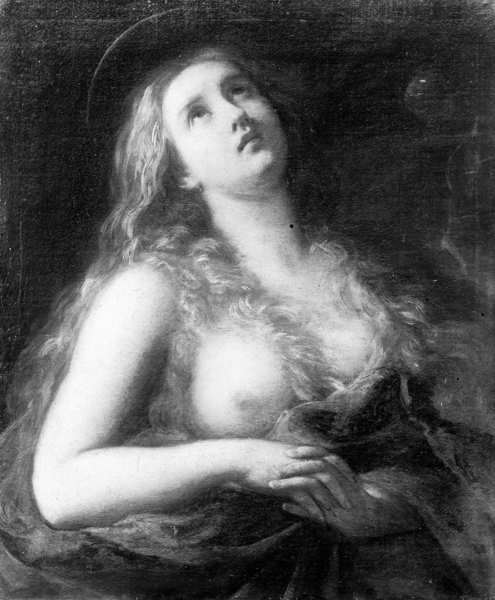 Penitent Magdalene, detail