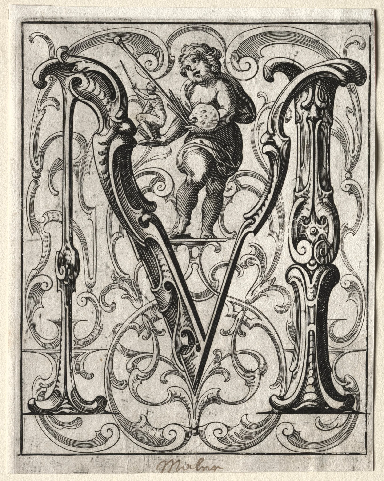 New ABC Booklet: M, detail