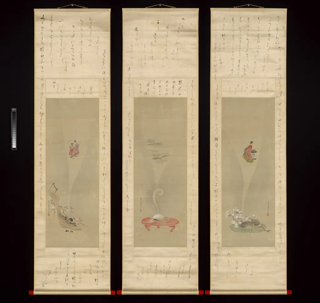 Shellfish and Apparitions of the Yoshiwara Pleasure Quarter, by Chôbunsai Eishi, unspecified, 1811