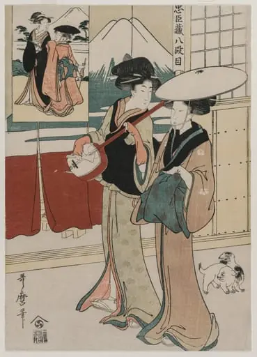 Chushingura: Act VIII of The Storehouse of Loyalty, by Kitagawa Utamaro, 1794
