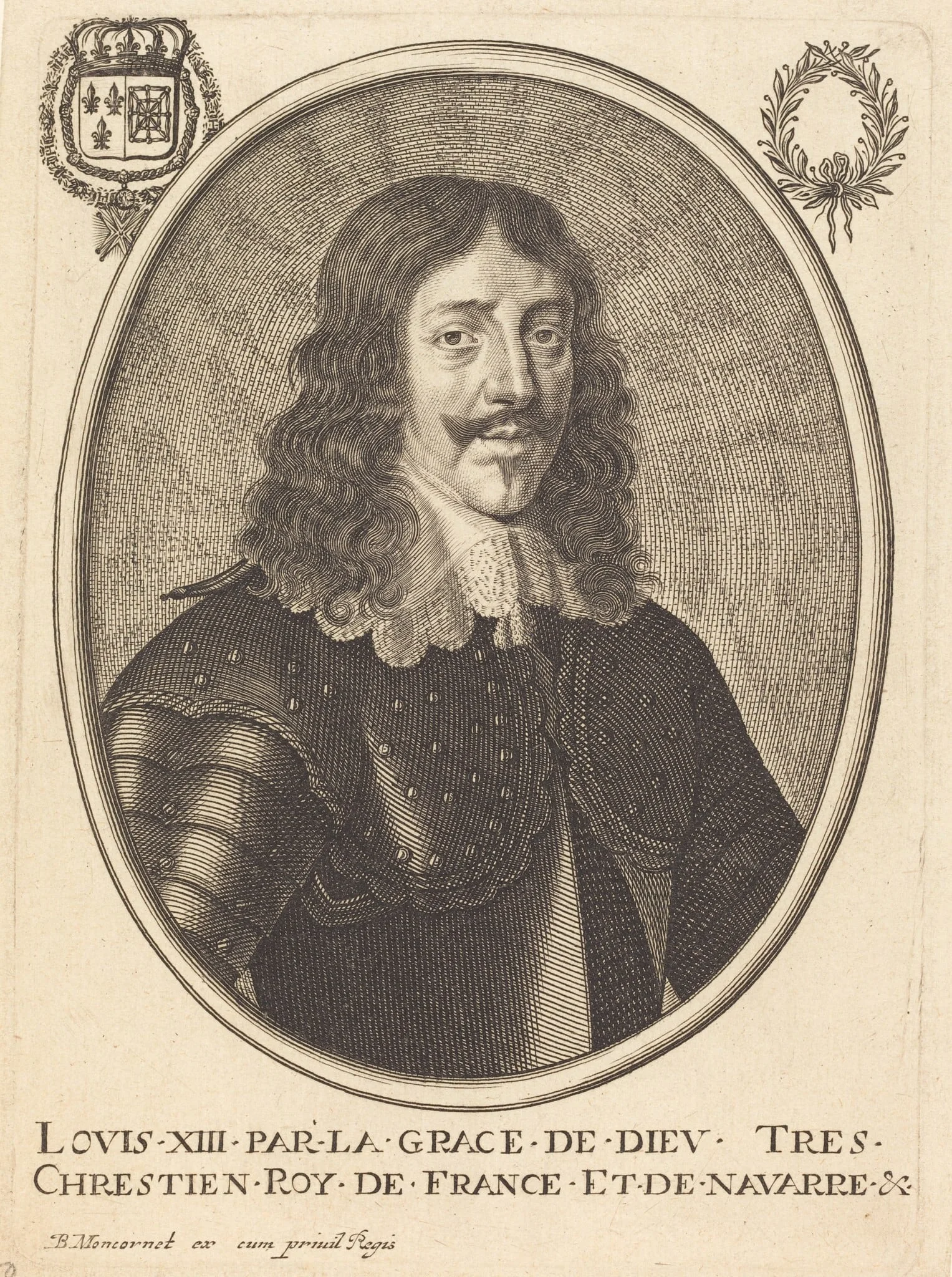 Louis XIII, King of France, detail