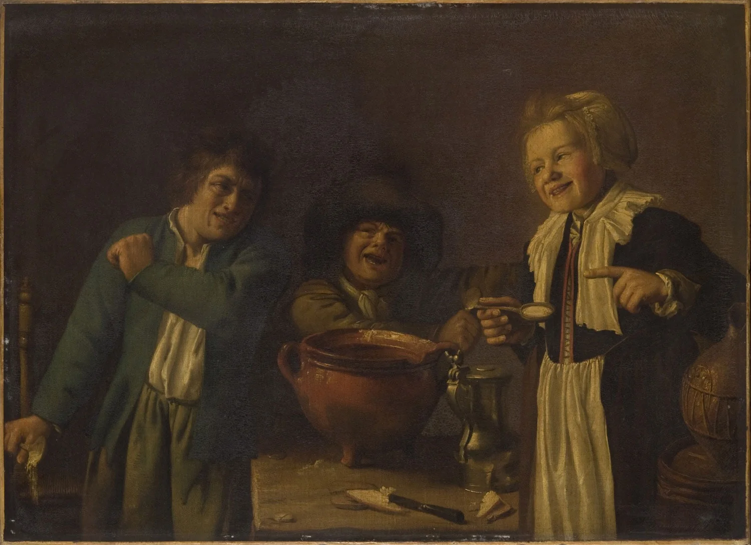 Quarreling Children, detail