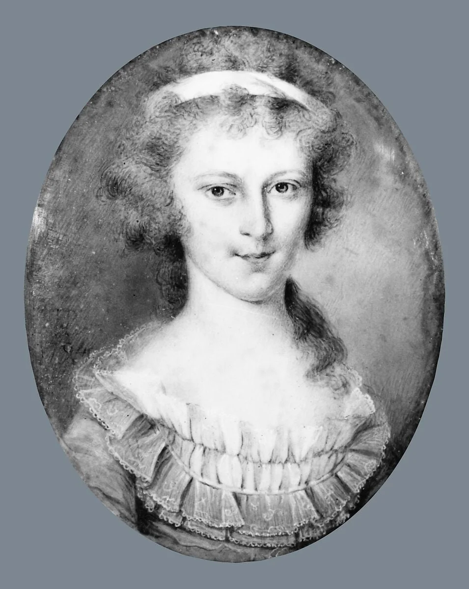 Mrs. John Sevier, Jr. (Rebecca Richards), detail