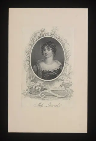 Miss Linwood, by J. Junr. Hopwood, 1850
