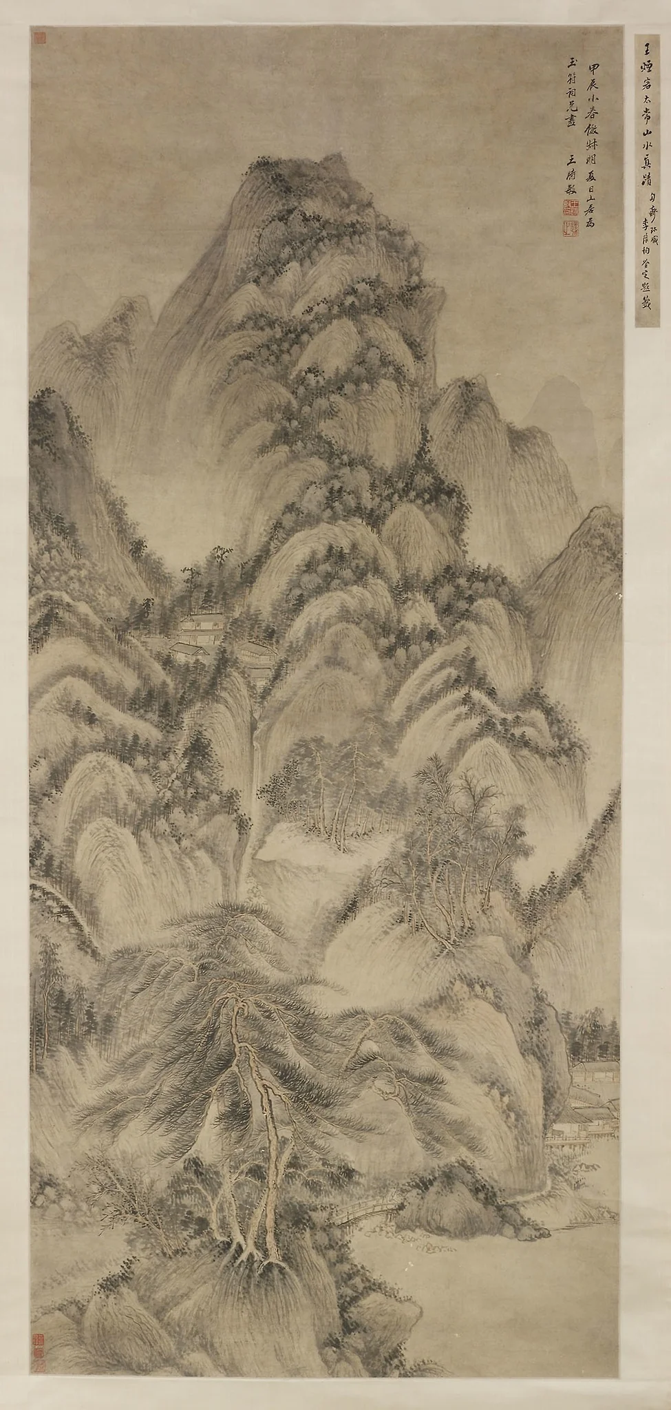 Landscape after Wang Meng, detail
