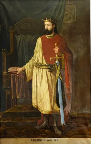 Ramiro II, by Rufino Casado, oil, 1852