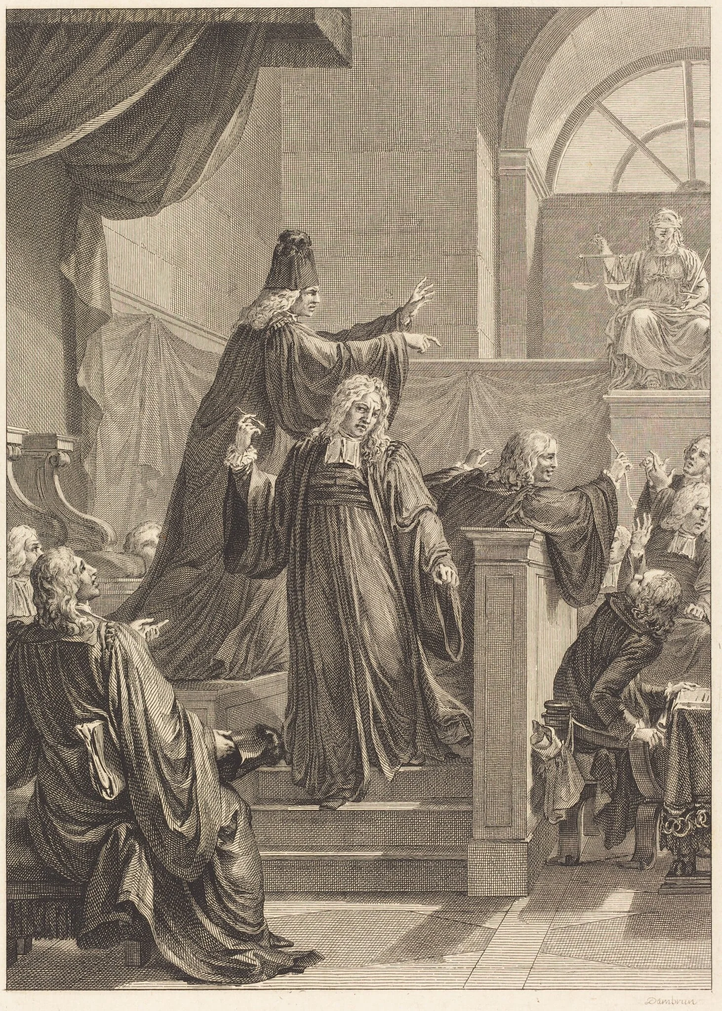 Le juge de mesle, detail
