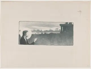 Le doux conquérant, by Maurice Dumont, ink, 1895