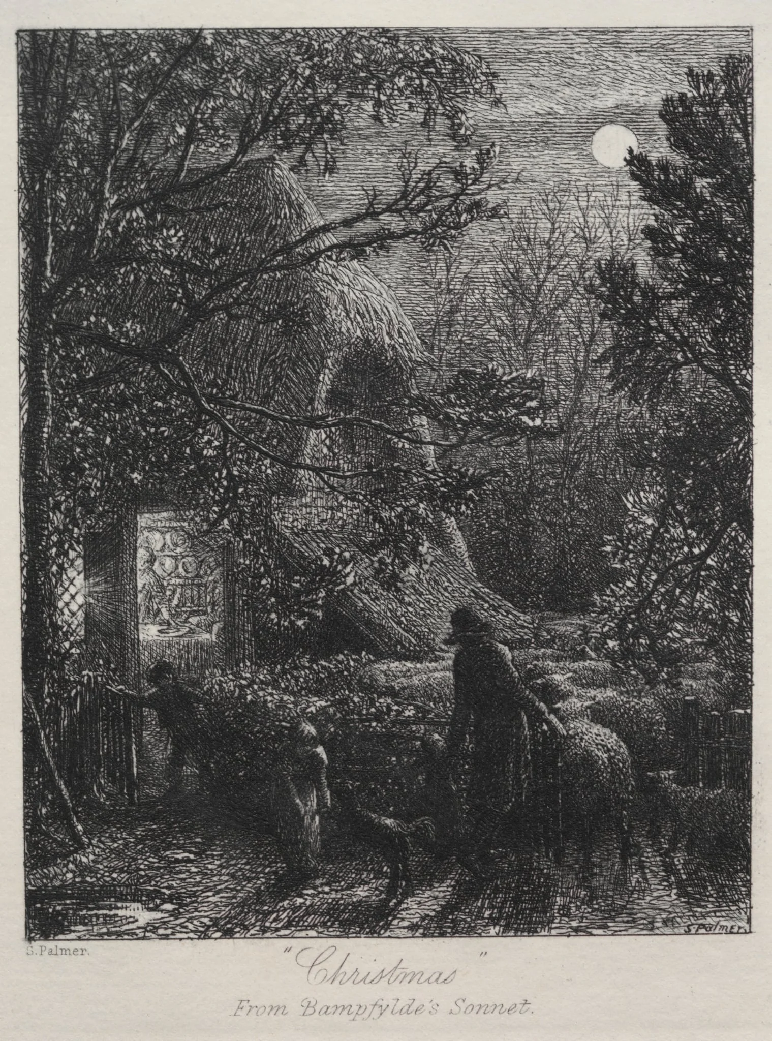 Christmas (Folding the Last Sheep), detail