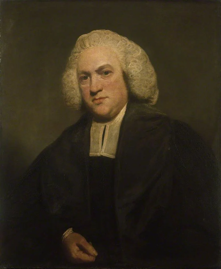 Dr Joseph Warton, detail