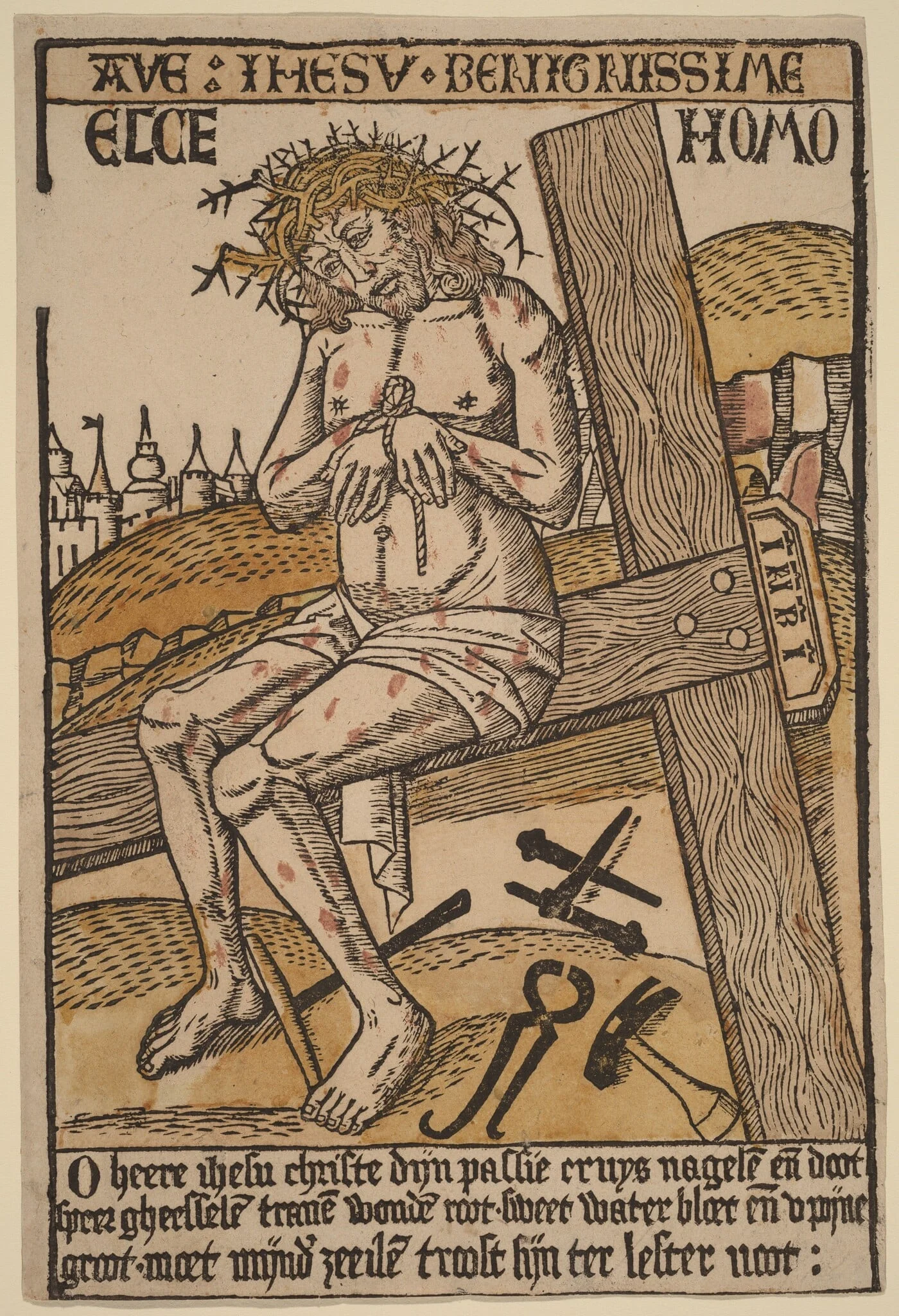 Christ as the Man of Sorrows, detail