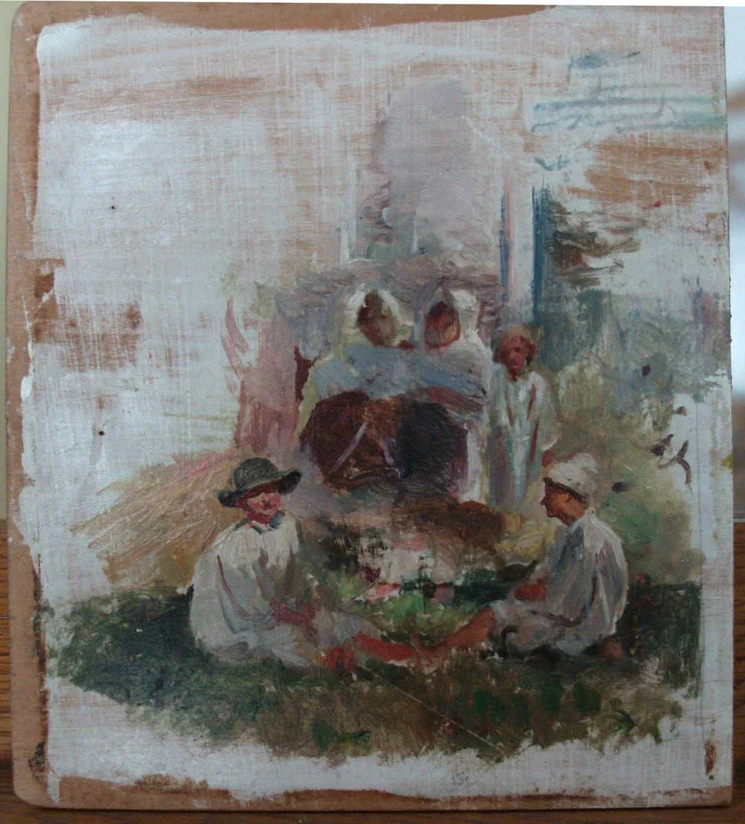 Copii de tărani, detail