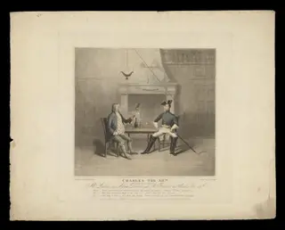 H Beard Print Collection, by Isaac Robert Cruikshank, 1800