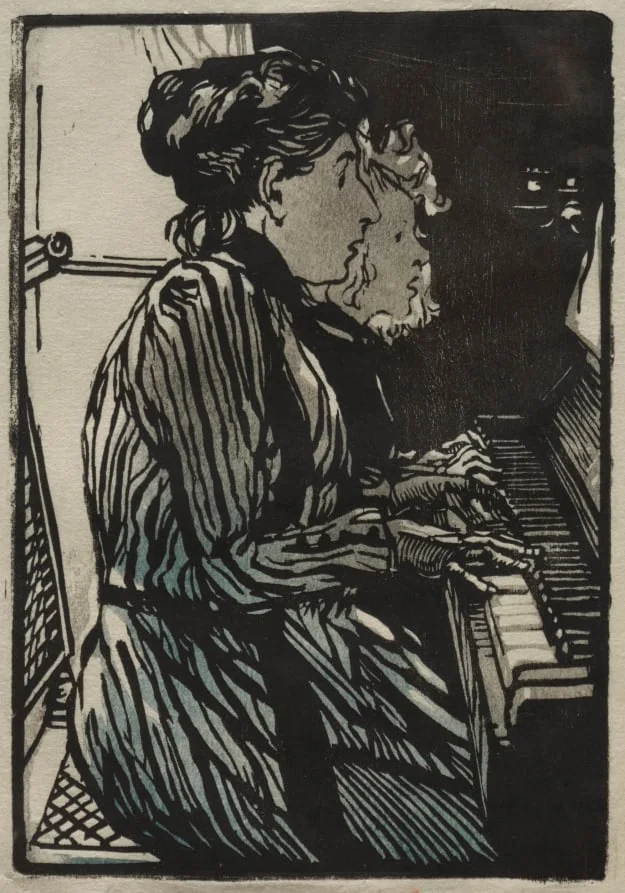 Etude a Quatre Mains, detail