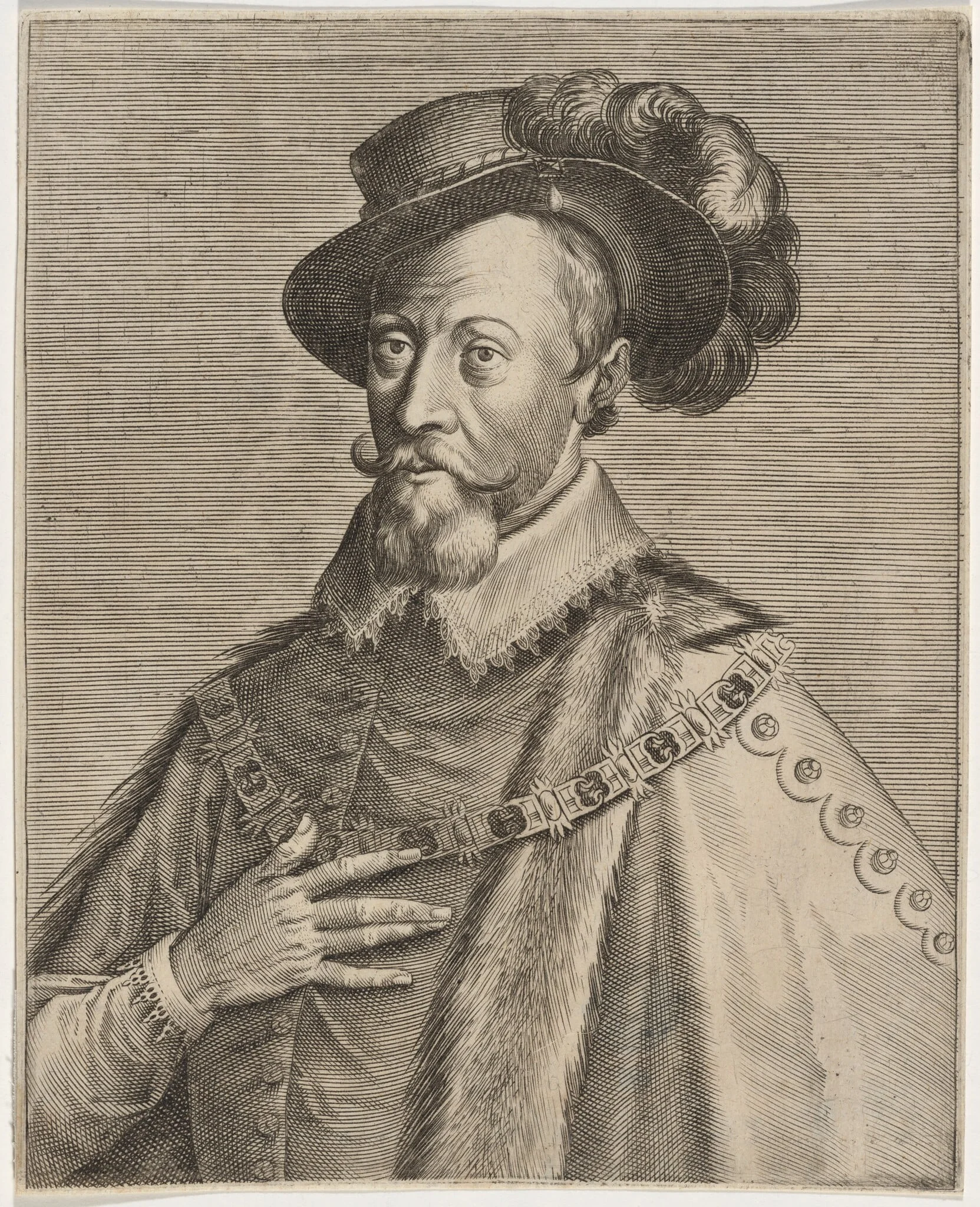 Robert Dudley, Earl of Leicester, detail