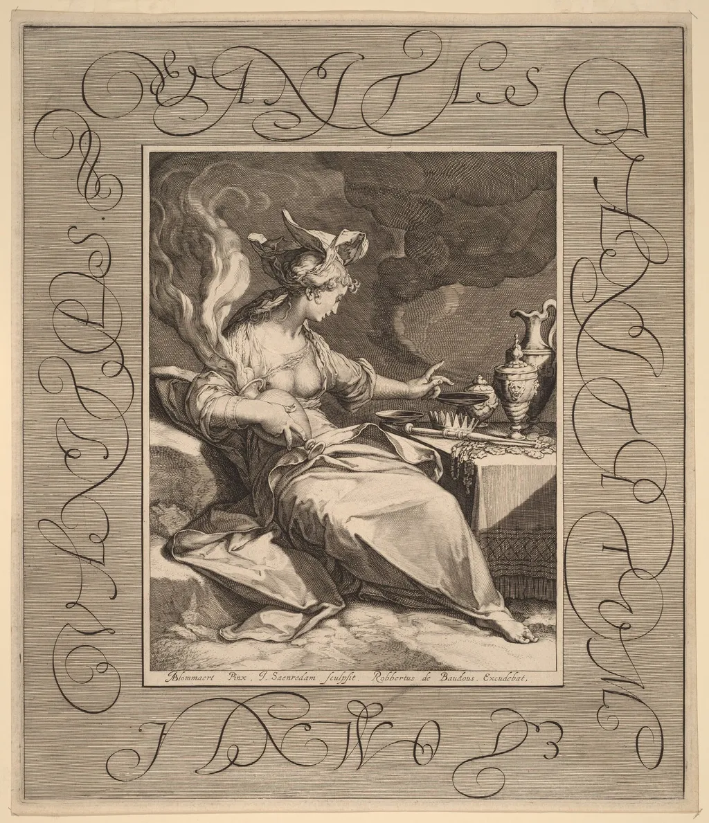 Vanitas, Vanitatum et Omnia Vanitas, by Jan Pietersz Saenredam, ink, 1598