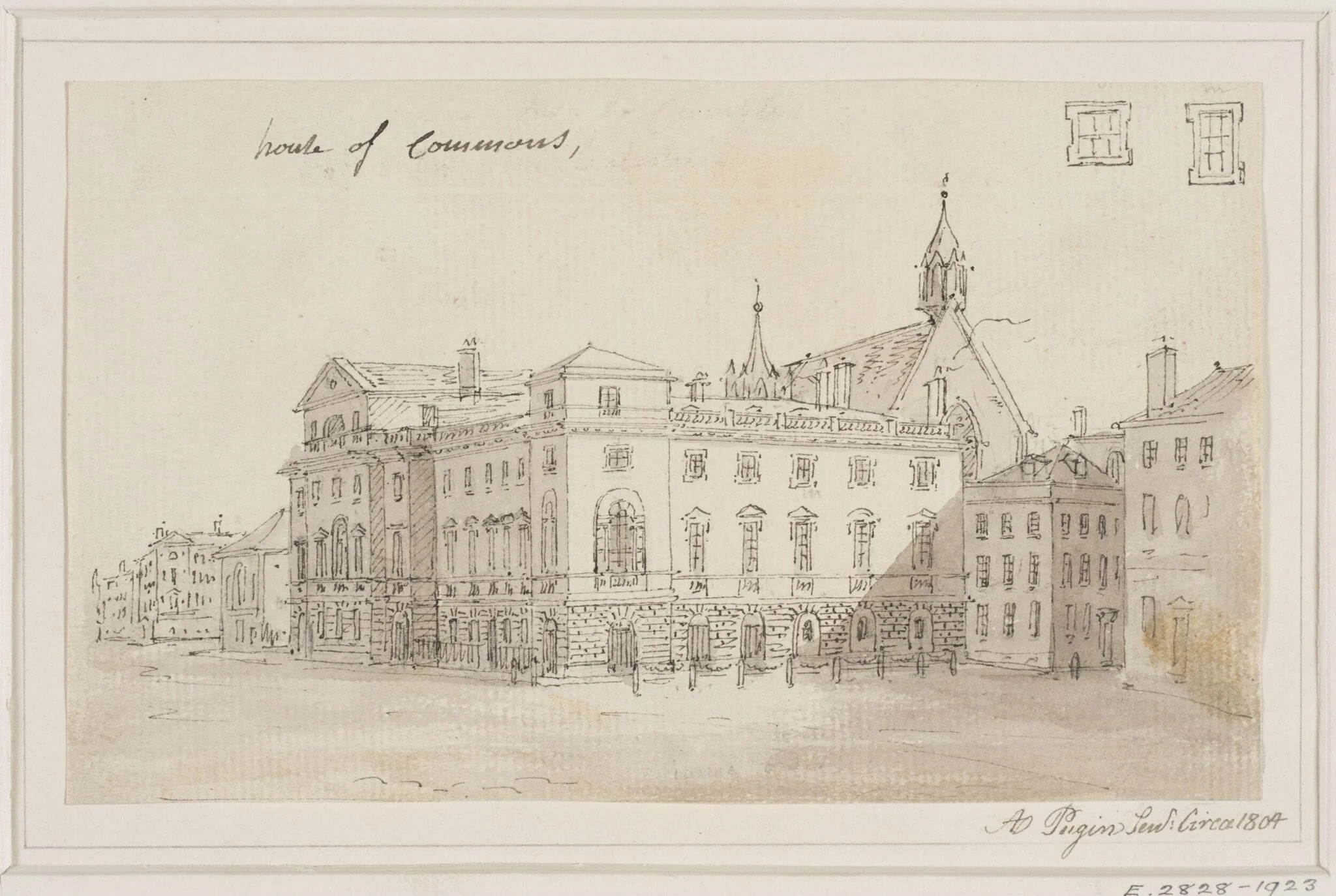 Topographical drawing, detail