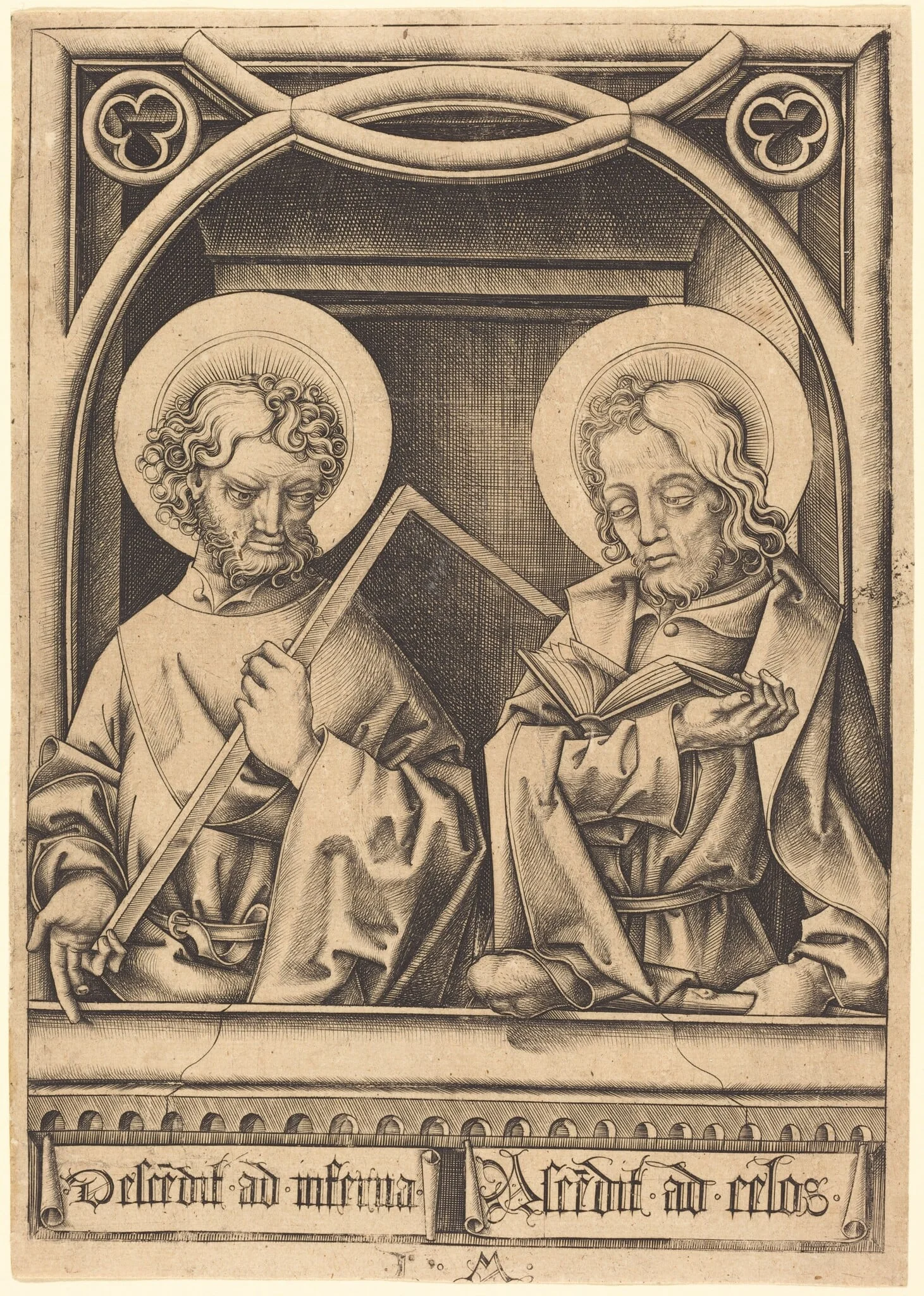 Saints Thomas and James the Less, detail