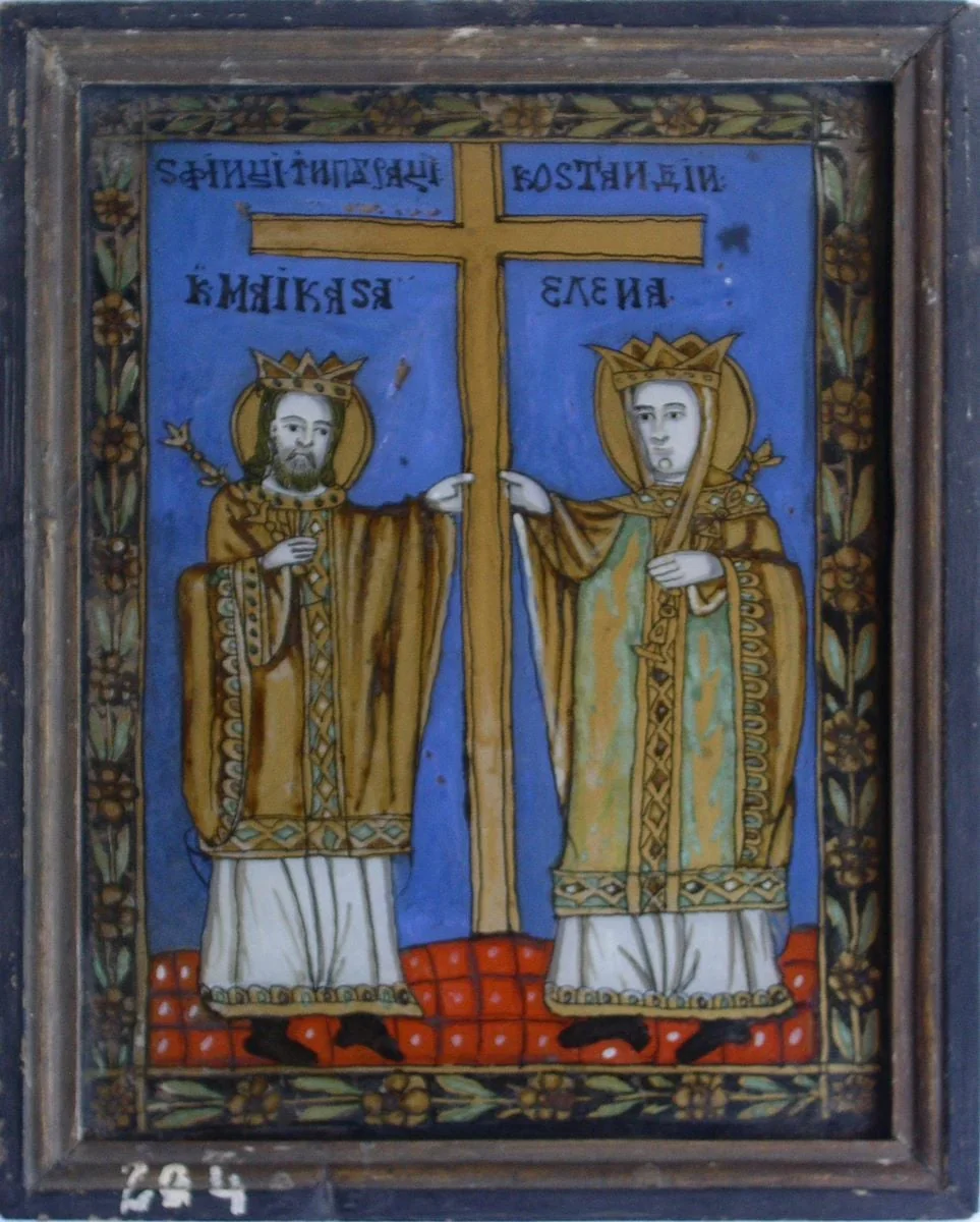 Sfinții împărați Constantin și Elena, detail