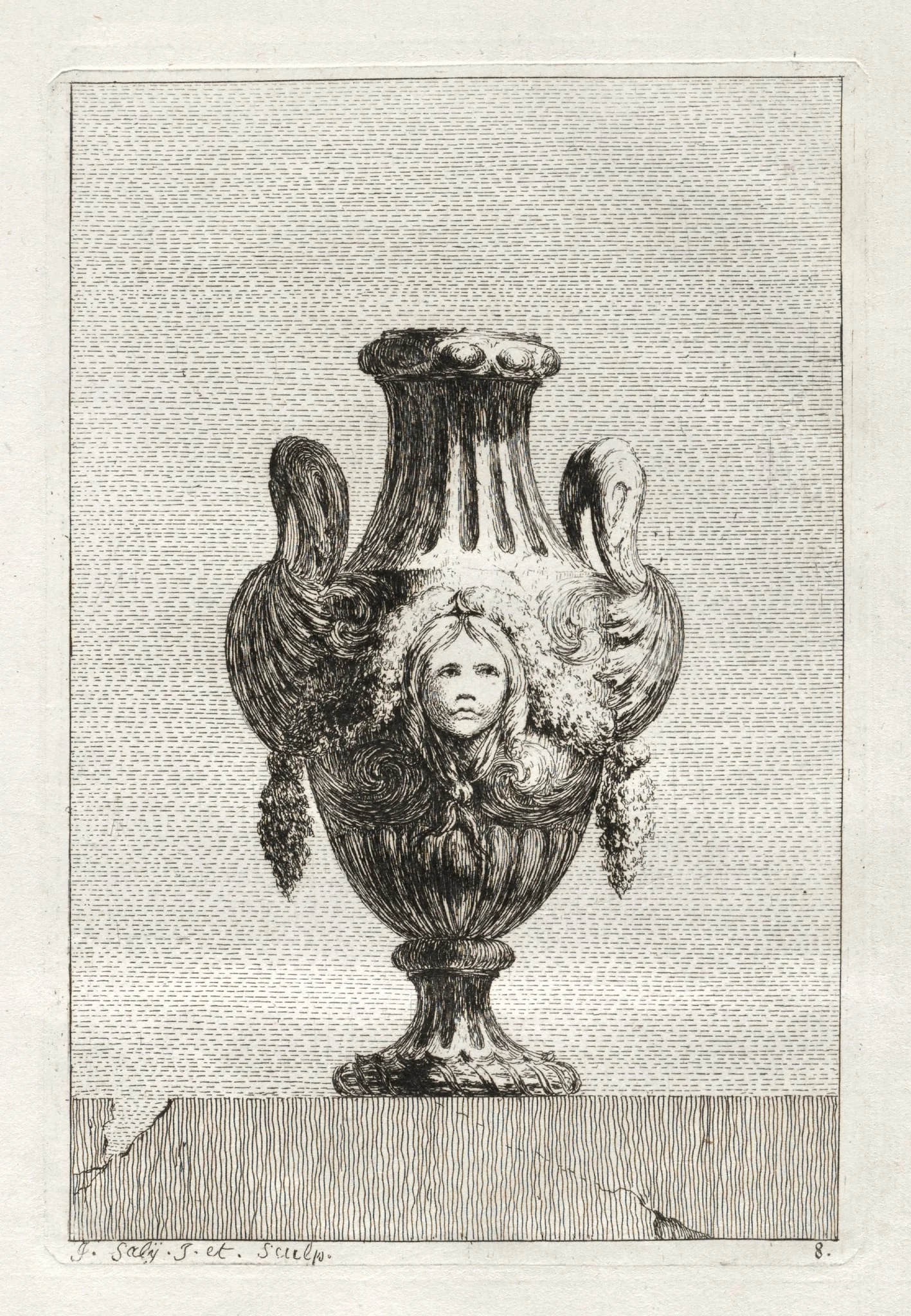Suite of Vases: Plate 8, detail