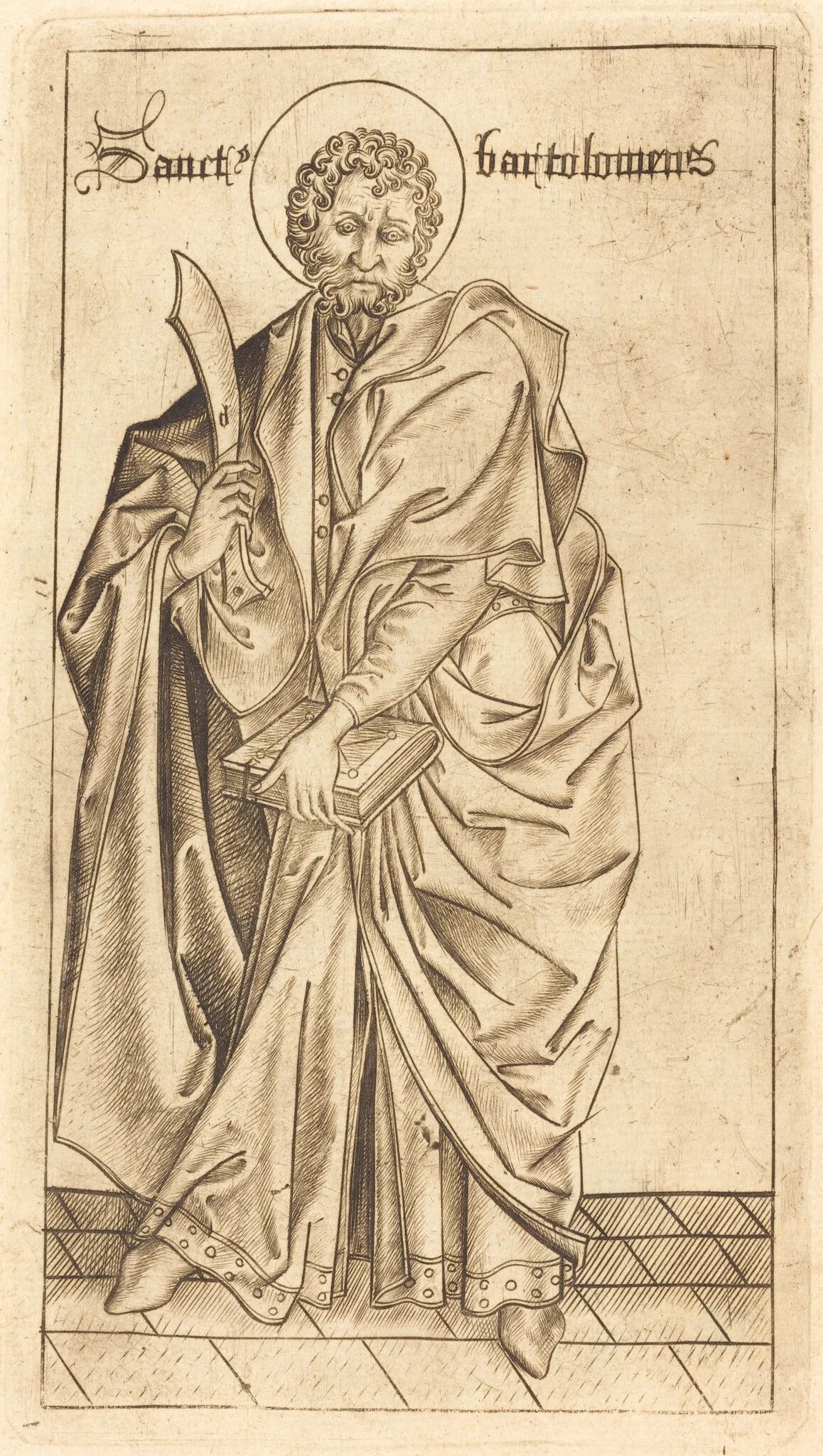 Saint Bartholomew, detail