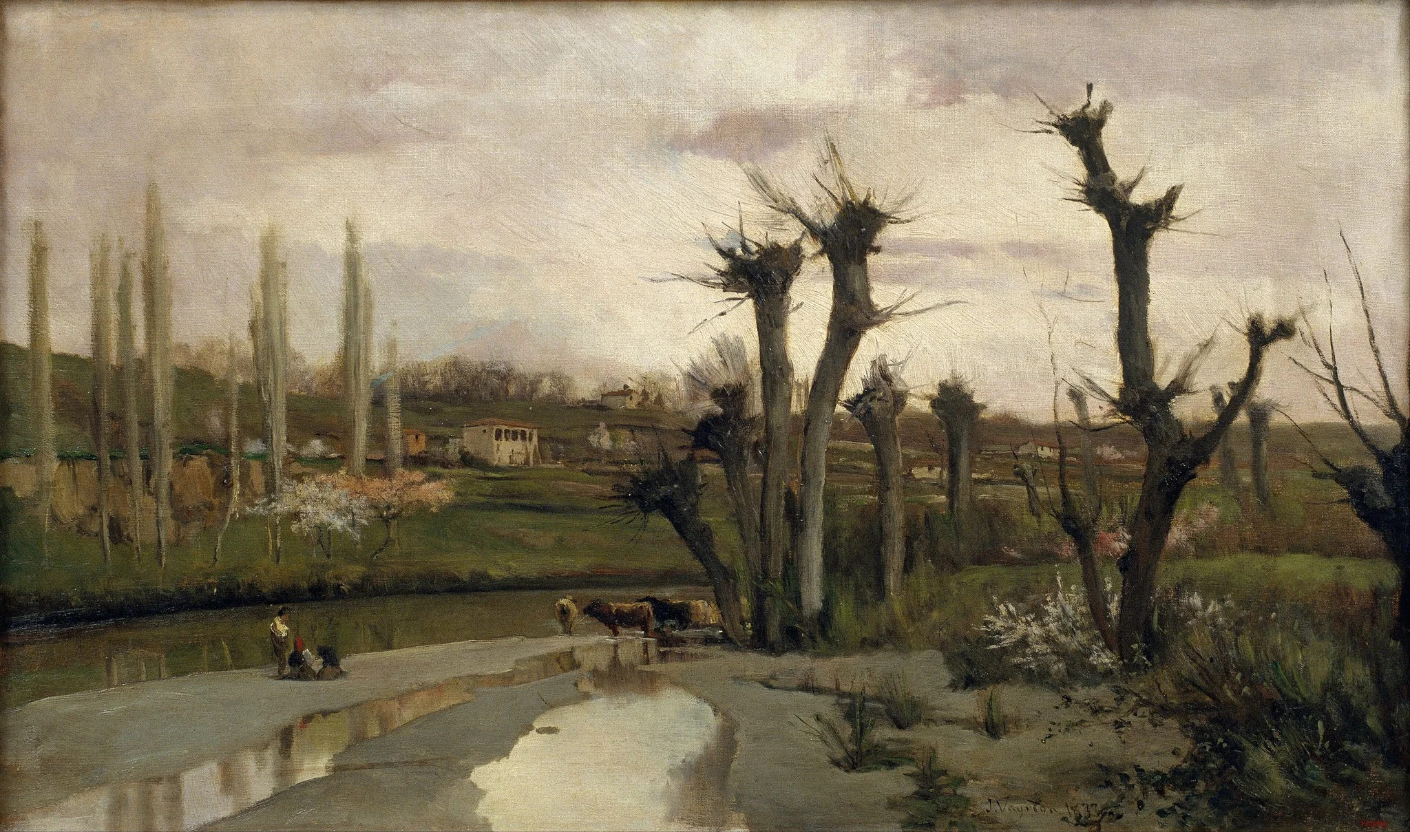 The Beginning of Spring, detail