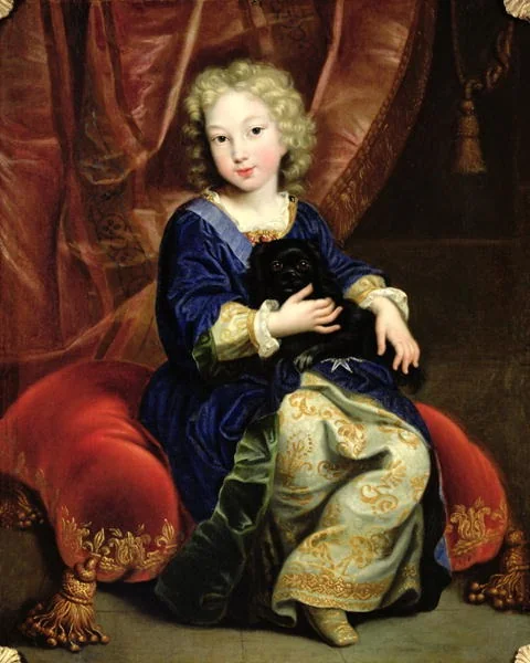 Portrait of Philippe of France (future Philip V of Spain) as a child, detail
