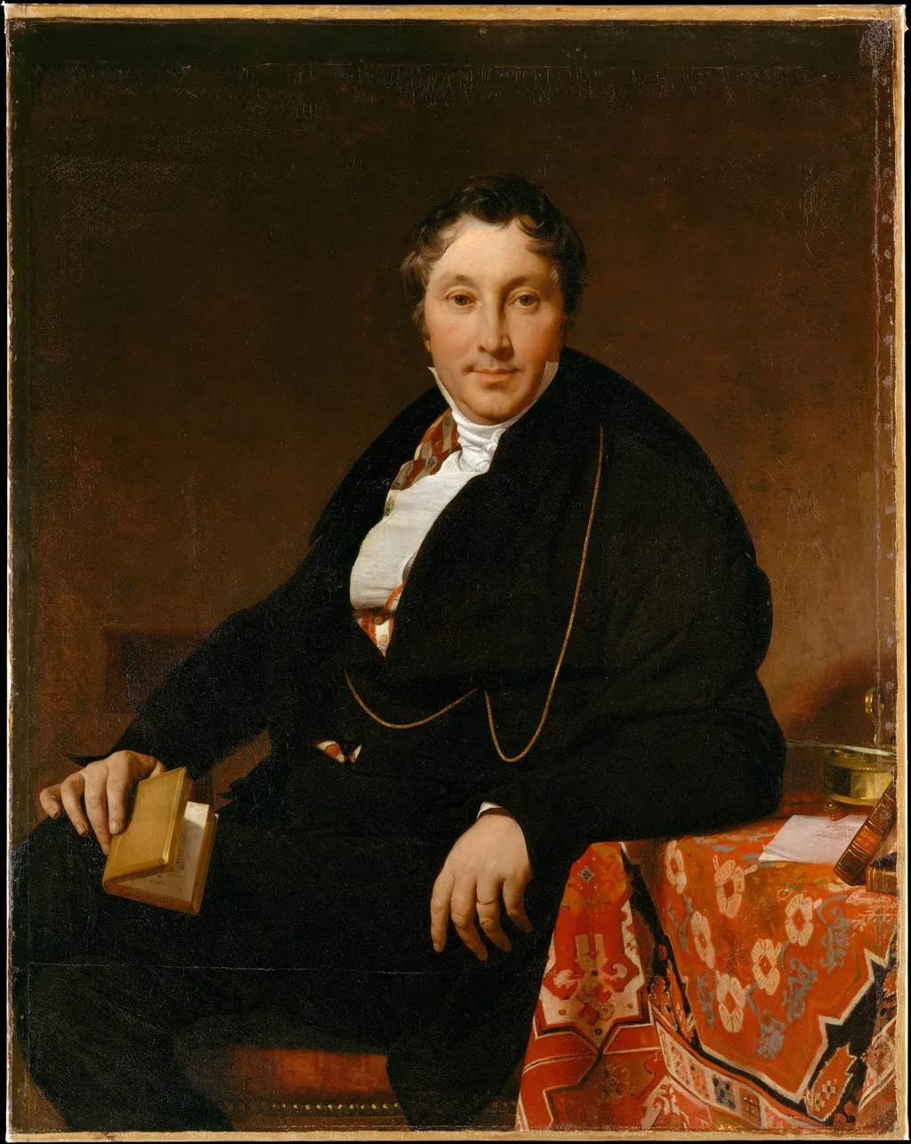 Jacques-Louis Leblanc (1774–1846), by Jean Auguste Dominique Ingres, oil, 1823