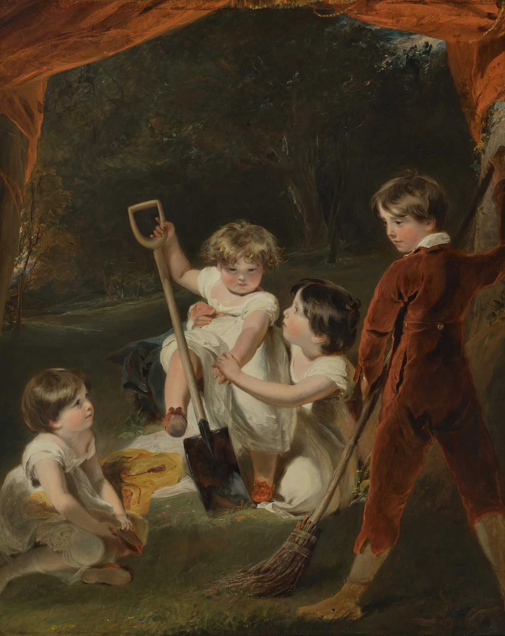 The Angerstein Children, detail